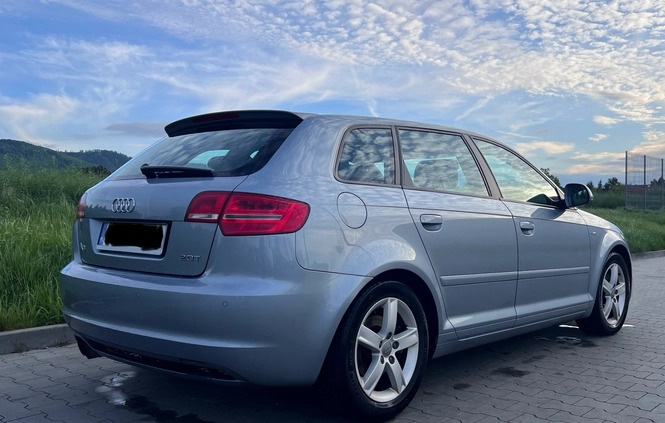 Audi A3 cena 27500 przebieg: 238000, rok produkcji 2008 z Biała małe 37